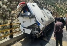 واژگونی اتوبوس در فارس