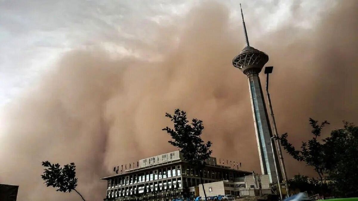 گرد و خاک آلودگی هوا تهران