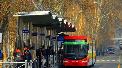 اتوبوس رایگان ساعت کاری