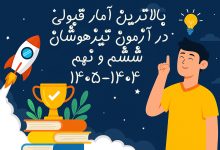 بالاترین آمار قبولی در آزمون تیزهوشان ششم و نهم 1404-1405