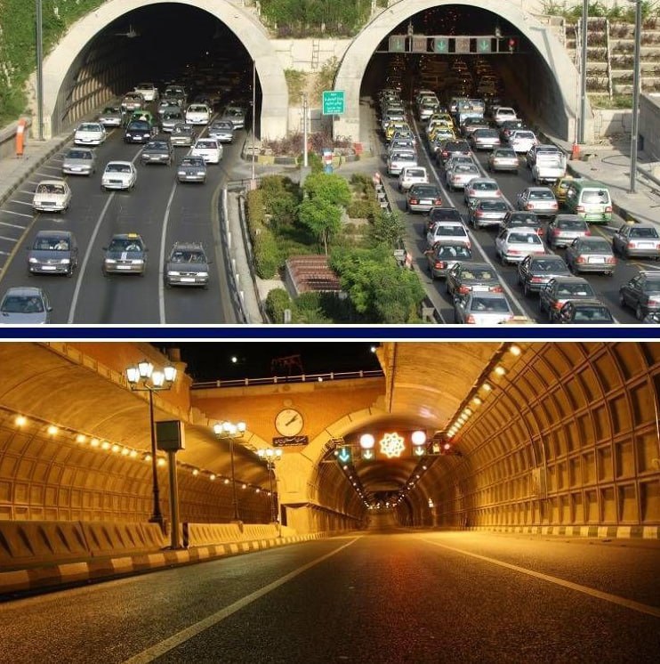 تونل رسالت تهران امشب مسدود
