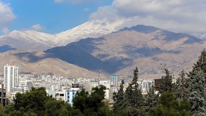 کیفیت هوای تهران وضعیت زرد
