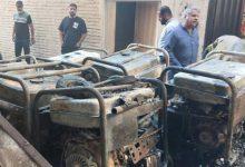 آتش سوزی خیابان سعدی