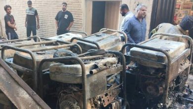 آتش سوزی خیابان سعدی