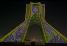 اجرای برج‌نگاره جدید در برج آزادی