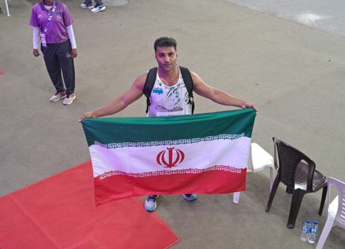 امان‌الله پاپی به مدال برنز پرتاب نیزه پارادوومیدانی جهان رسید