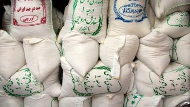 برنج های وارداتی