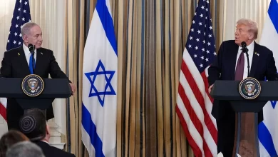 ترامپ نتانیاهو فلسطین