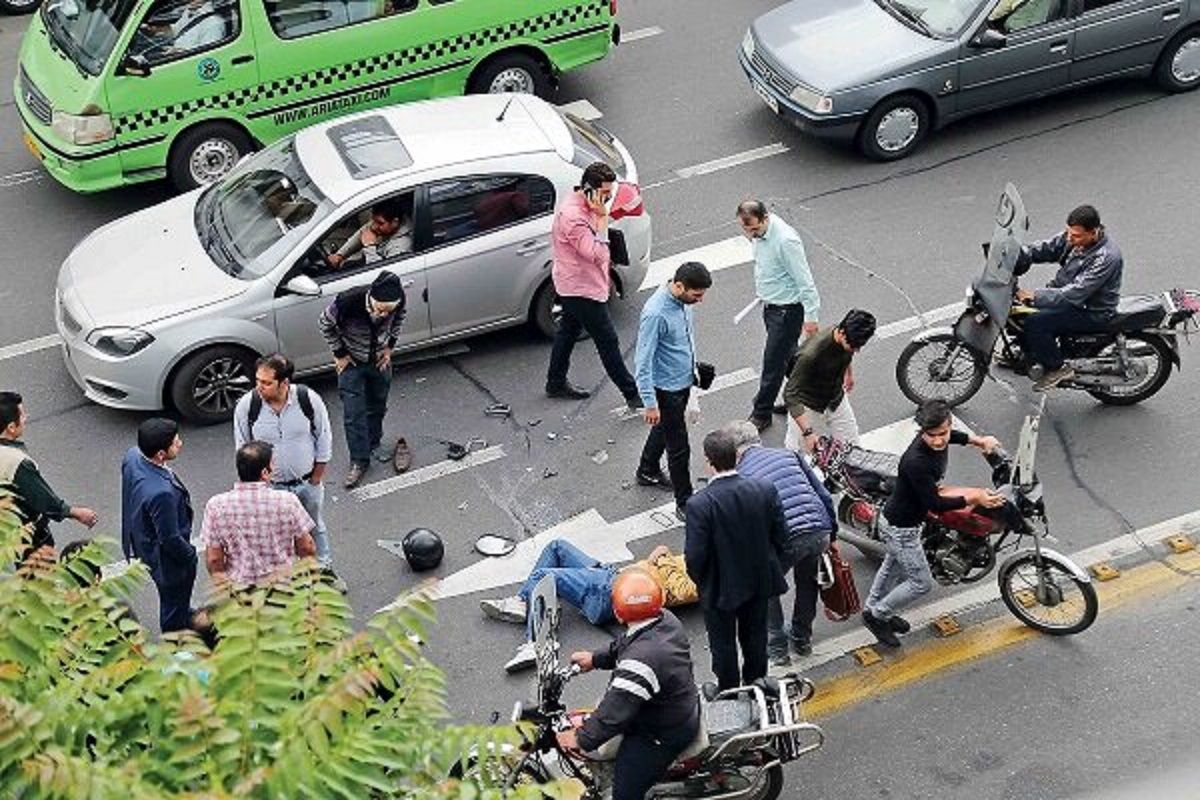 تصادف موتور