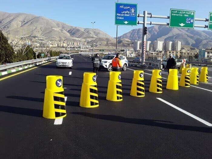 جاده کندوان به دلیل ترافیک سنگین یکطرفه شد