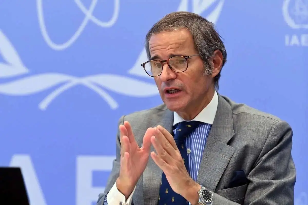 گروسی: در حال حاضر هیچ غنی‌سازی در ایران انجام نمی‌شود/ فعالیت‌ها تثبیت سازه‌ها بود