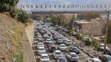 ترافیک در محور چالوس و هراز سنگین گزارش شده است