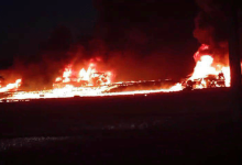 برخورد خودروی حامل بنزین قاچاق با دو خودرو در جنوب کرمان ۱۳ کشته برجای گذاشت