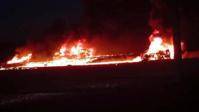 برخورد خودروی حامل بنزین قاچاق با دو خودرو در جنوب کرمان ۱۳ کشته برجای گذاشت