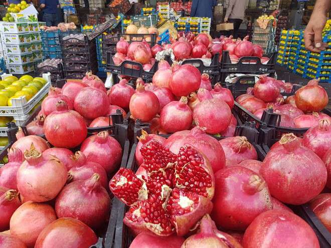 آخرین قیمت میوه و ترهبار امروز تهران؛ قیمت پسته و انار چند؟