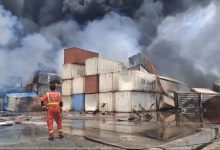 تجار برنج: آتش‌سوزی بندر شهید رجایی ۱۰ هزار تن برنج را از بین برد