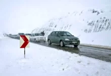 ترافیک سنگین در قزوین-کرج؛ بارش برف و باران در جاده‌های شمالی