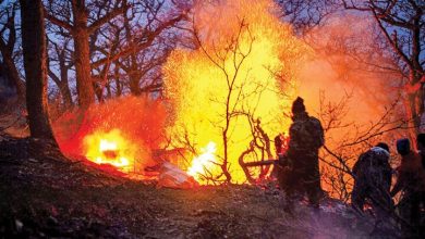 حریق جنگل گلستان آذربایجان شرقی