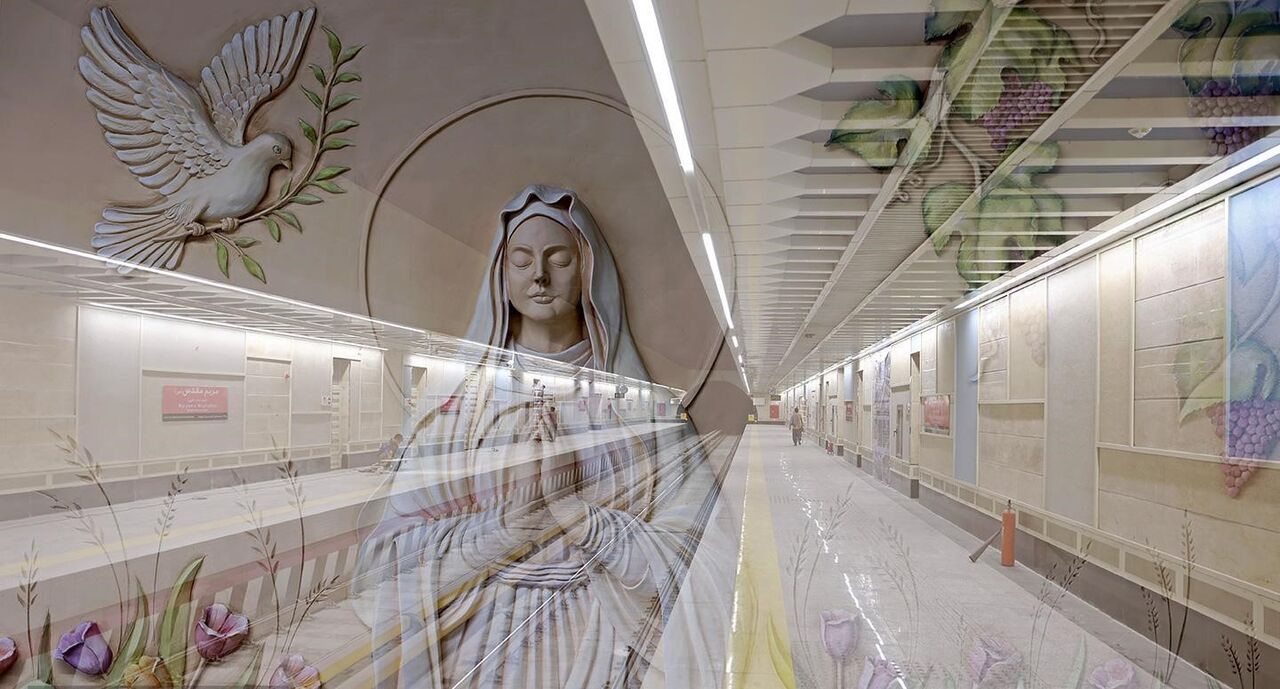 ایستگاه مترو مریم مقدس با حضور مقامات شهری برگزار شد