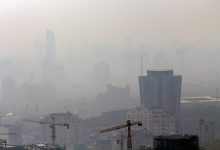 کیفیت هوای تهران در سطح ناسالم برای گروه‌های حساس؛ وضعیت قرمز در ۲۴ ایستگاه