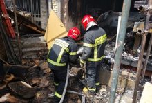 پاساژ پردیسان صادقیه دچار حریق شد