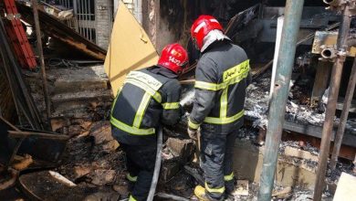 پاساژ پردیسان صادقیه دچار حریق شد