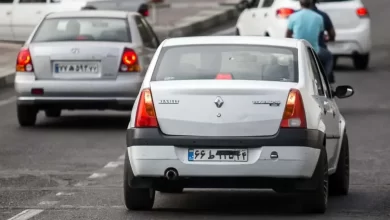 حروف و رنگ پلاک‌