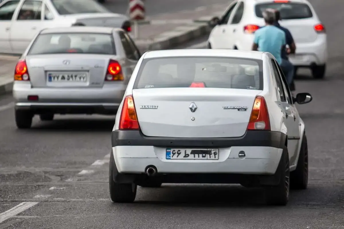 حروف و رنگ پلاک‌