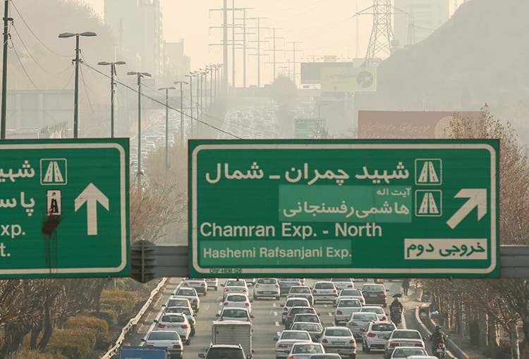 کیفیت هوا تهران