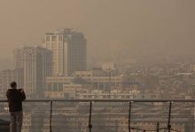 کیفیت هوای تهران در شرایط ناسالم
