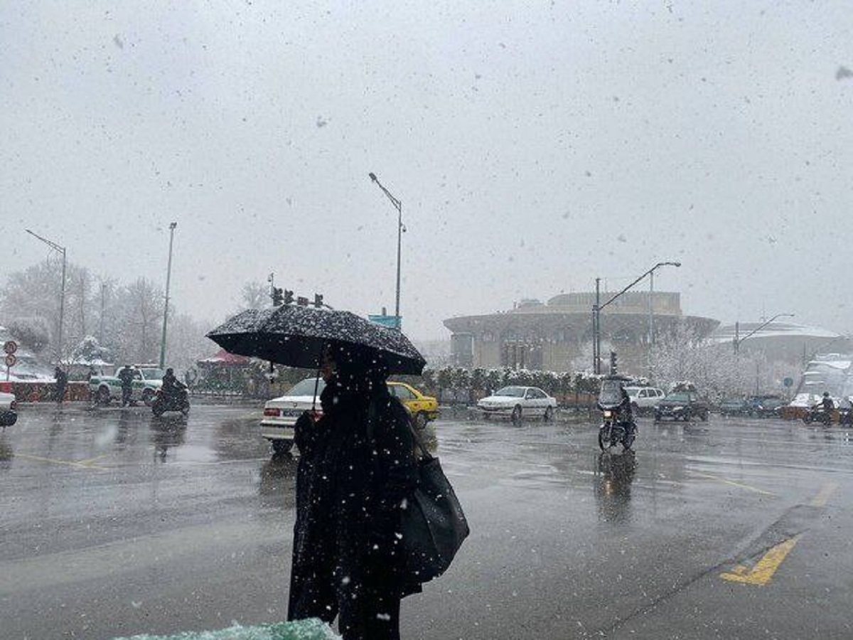 تهران در محاصره سرما و رطوبت؛ بارش باران و برف از یکشنبه تا سه‌شنبه
