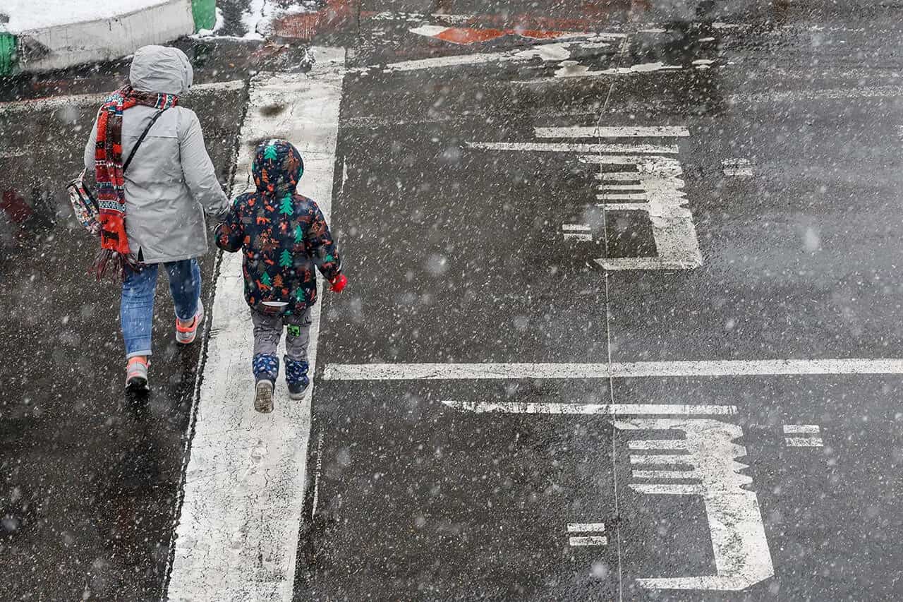 نقشه بارش هفتگی: از کردستان تا هرمزگان در کمربند باران و برف