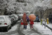 بیشترین کاهش دما