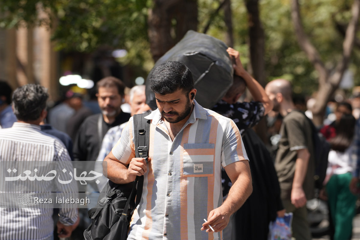 بازار+مردم+سیگار+جوان+جامعه+