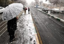 پیش بینی وزش باد شدید و بارش باران و برف در تهران