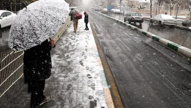 پیش بینی وزش باد شدید و بارش باران و برف در تهران