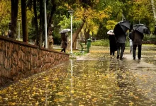 تهران آخر هفته بارانی می‌شود