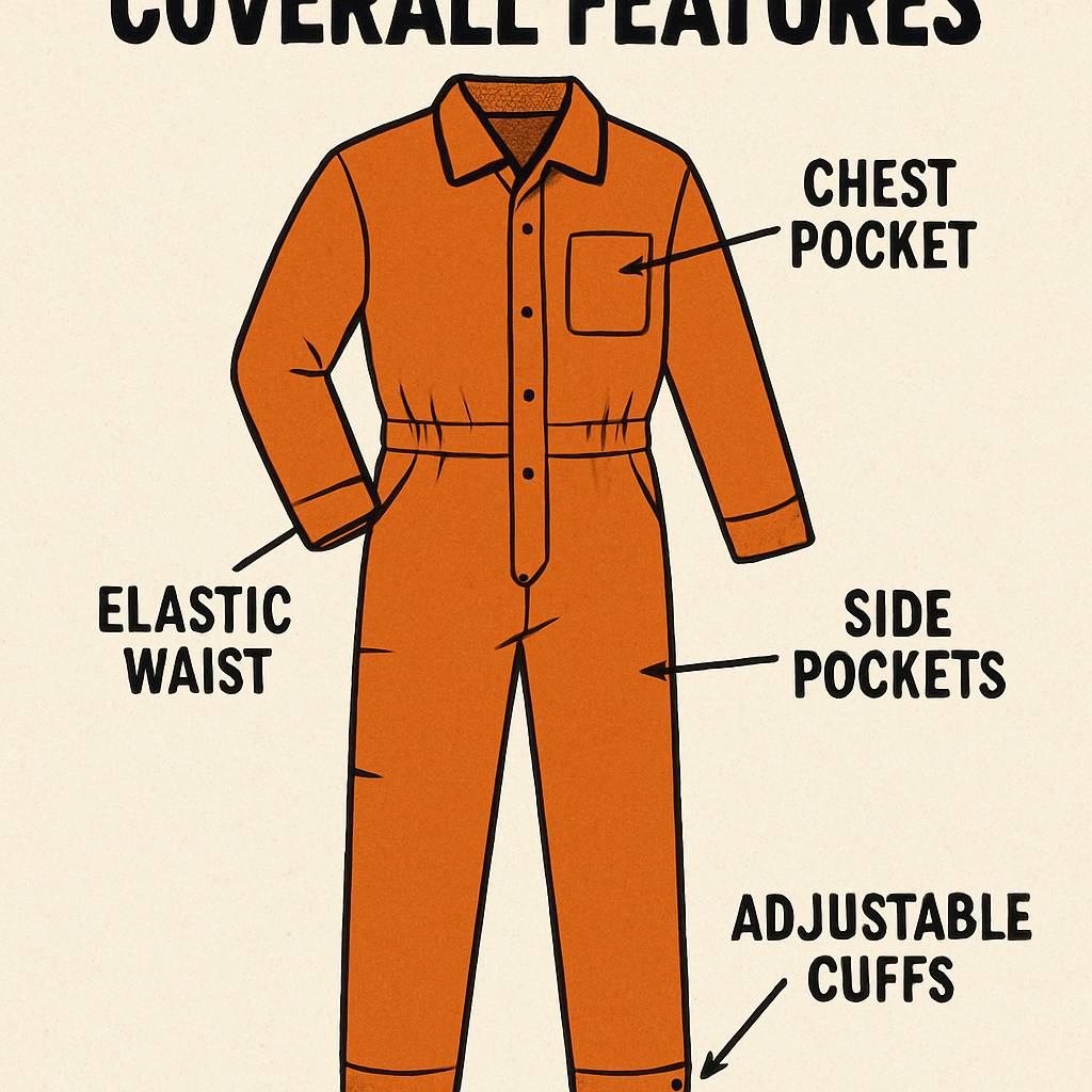 ویژگی های لباس کار سرهمی