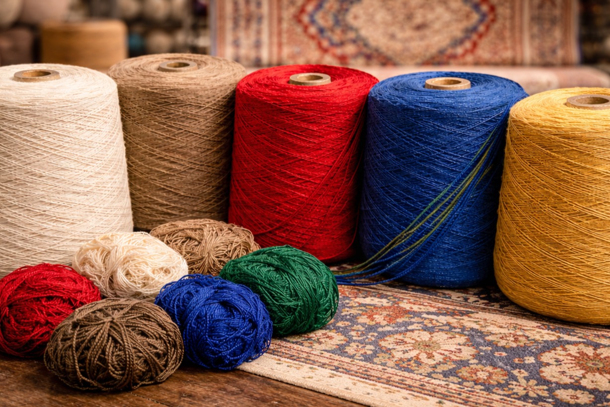 خرید نخ فرش با بهترین قیمت روز بازار؛ راهنمای انتخاب نخ فرش