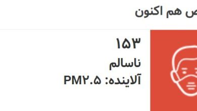 بازگشت آلودگی به تهران؛ شاخص کیفیت هوا