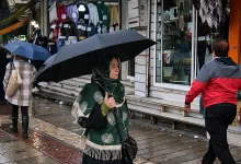 احتمال بارش، رعد و برق، لغزندگی معابر و وزش باد شدید