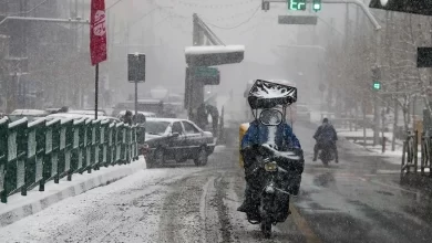 ورود موج تازه بارش از غرب؛ ایران آماده سرمای ناگهانی می‌شود