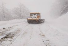 برف و کولاک در گیلان؛ مسیر پونل - خلخال و گردنه زندانه بسته شد