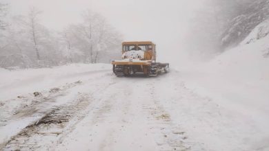 برف و کولاک در گیلان؛ مسیر پونل - خلخال و گردنه زندانه بسته شد