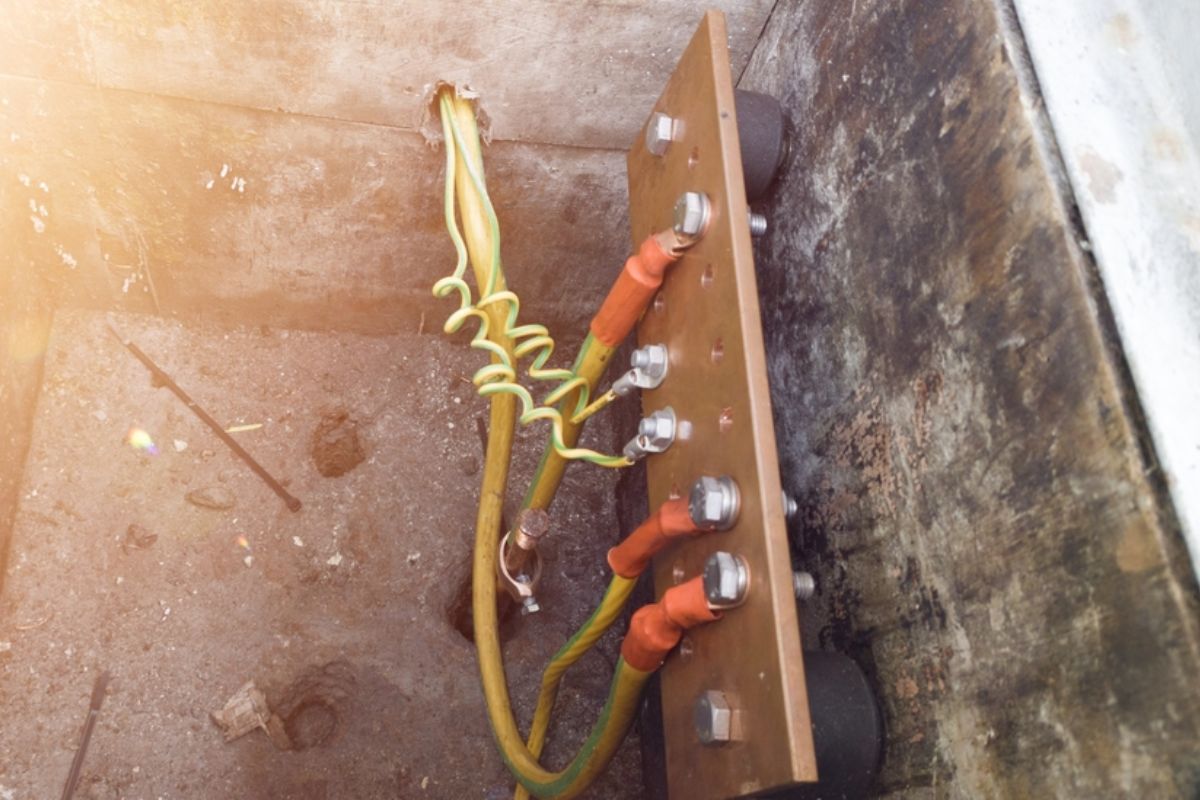 چاه ارت با صفحه مسی