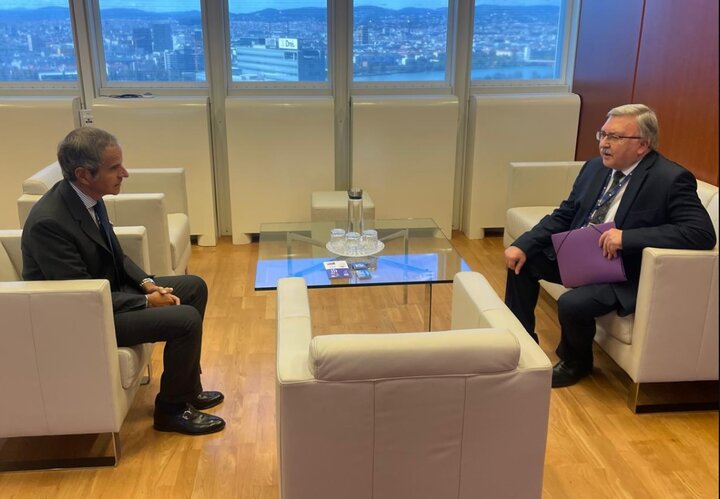 گروسی و اولیانوف در وین: رایزنی برای روشن شدن وضعیت هستهای ایران