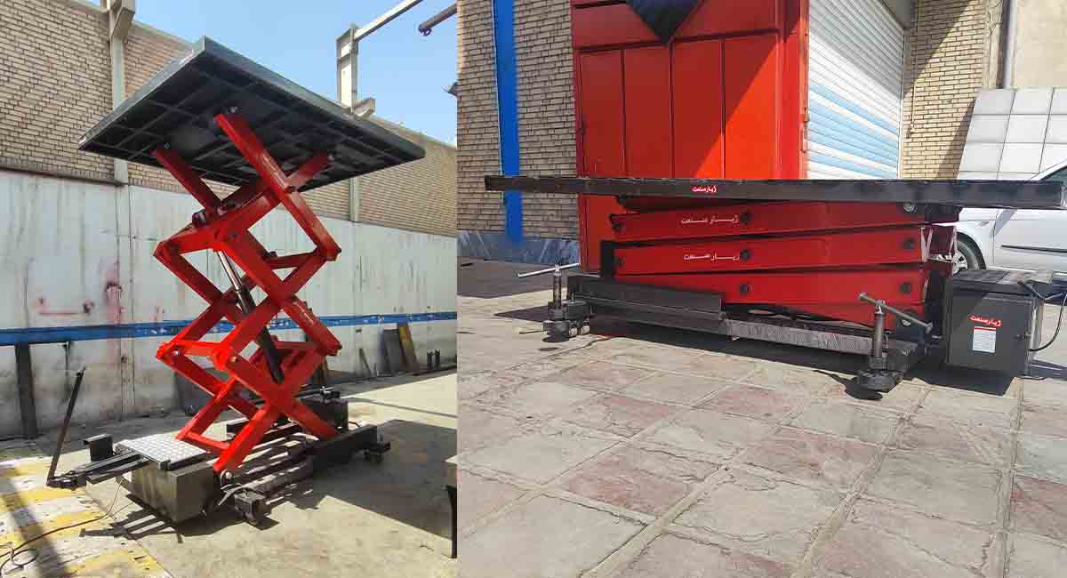 انواع میز هیدرولیک صنعتی