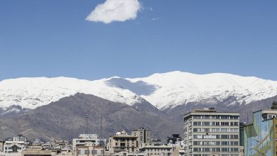 آسمان البرز در هفته هوای پاک آبی شد