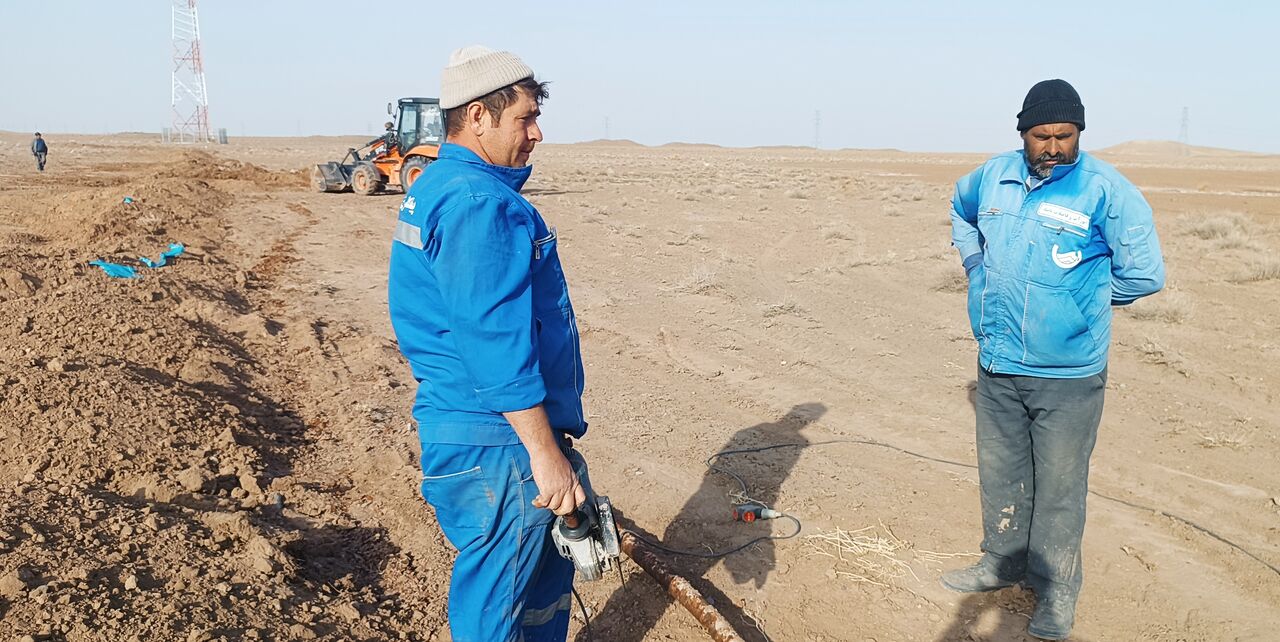 شبکه توزیع آب آشامیدنی پنج روستای تایباد اصلاح شد