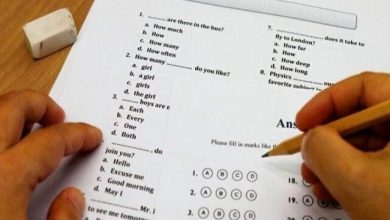 نتایج آزمون زبان